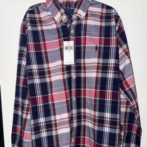 Polo Ralph Lauren Plaid Long Sleeve Dress Shirts- Men's Size Small